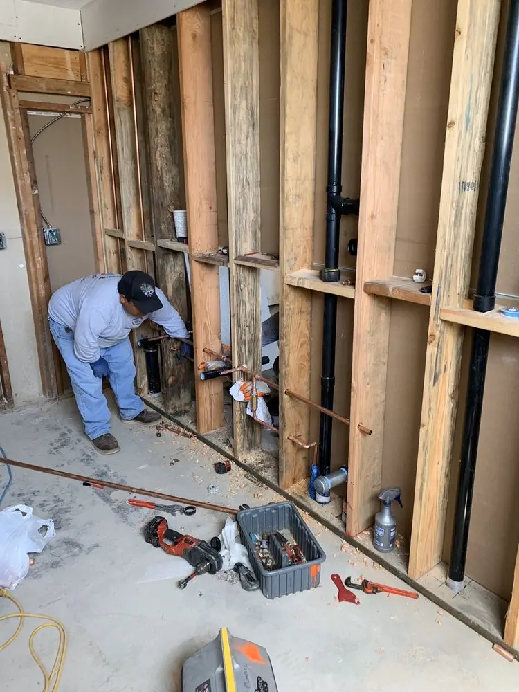 Commercial rough-in plumbing for Commercial Plumbing in Walnut Heights